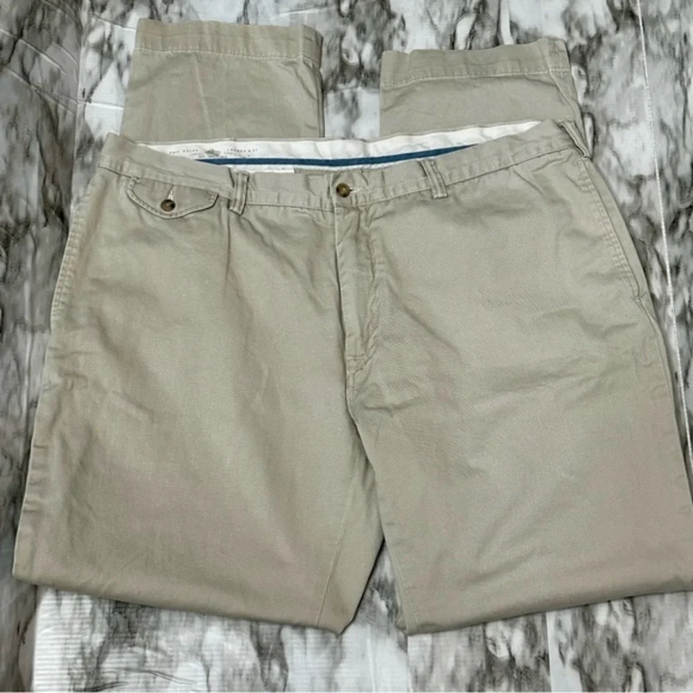 Polo by Ralph Lauren 38X34 Bedford Chino Khaki Pants HTF length Classic Normcore